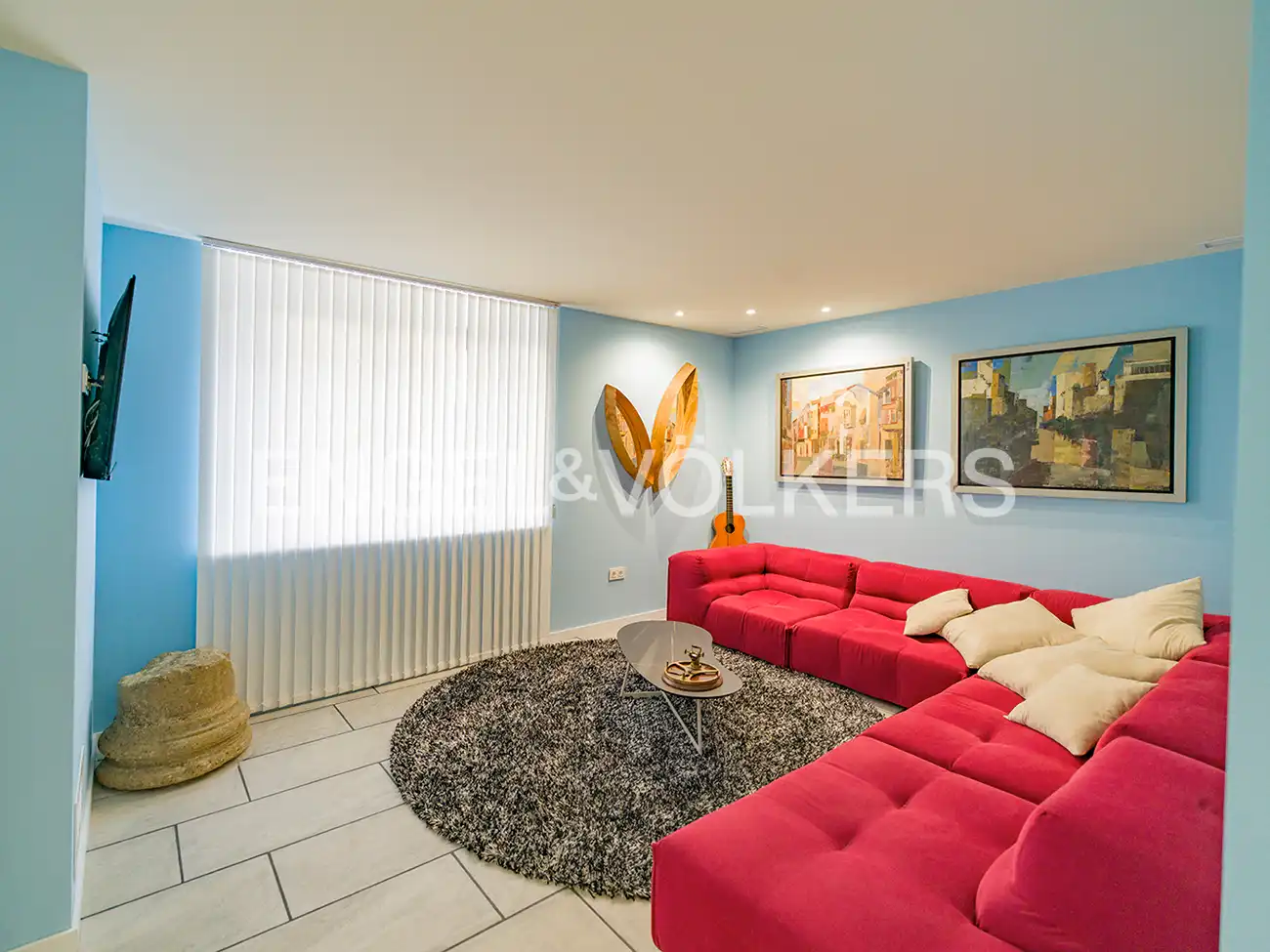 Sala d'estar de Pis en venda en Alicante / Alacant amb Aire condicionat, Calefacció i Terrassa