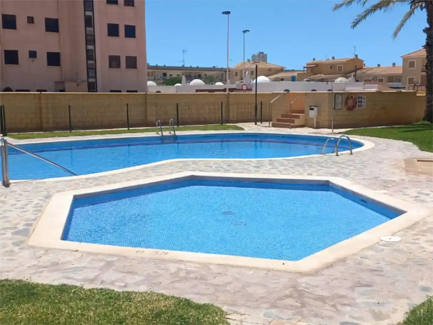 Schwimmbecken von Wohnung zur Miete in Mazarrón mit Klimaanlage, Schwimmbad und Balkon