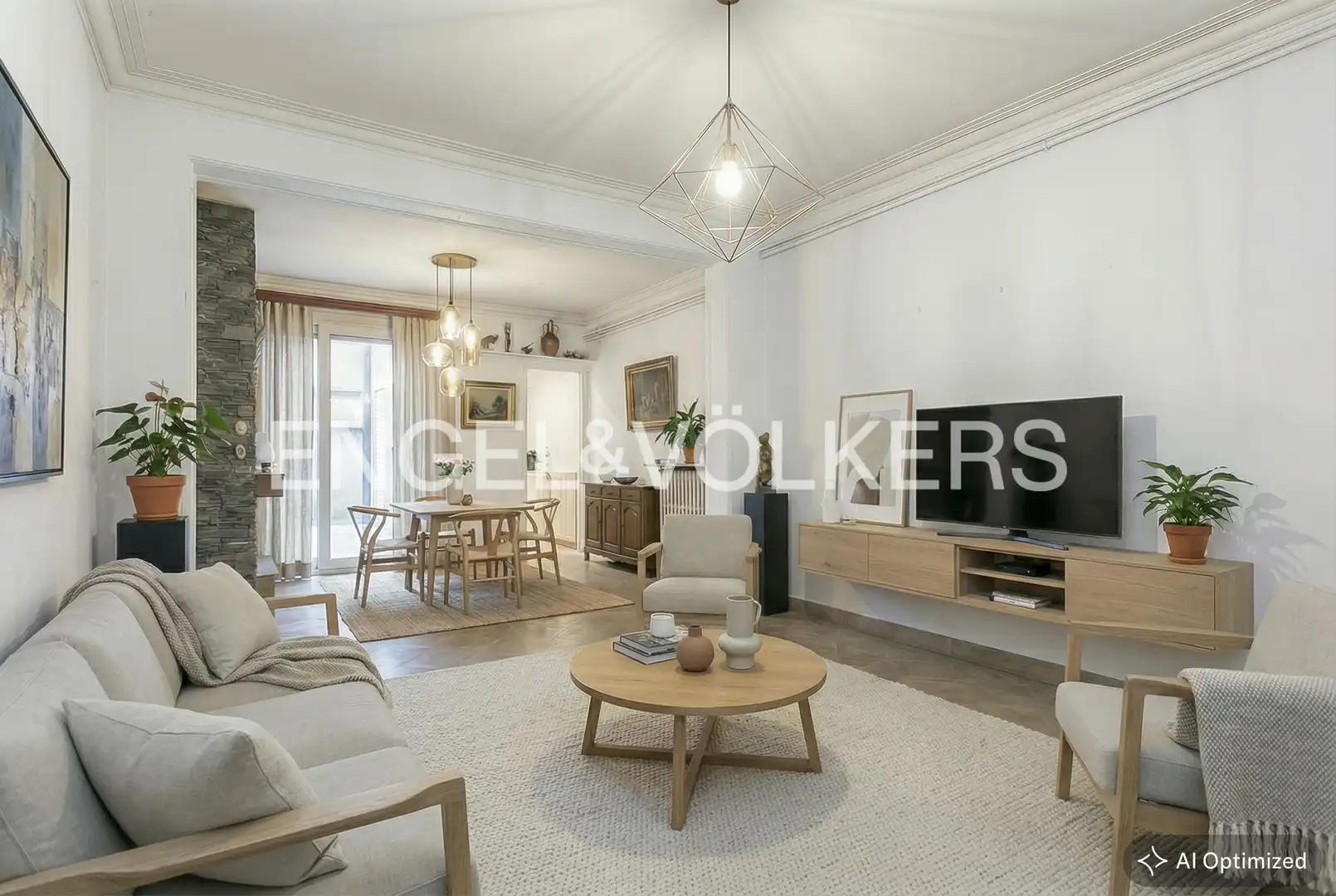 Sala de estar de Casa adosada en venta en Sabadell con Aire acondicionado, Calefacción y Terraza