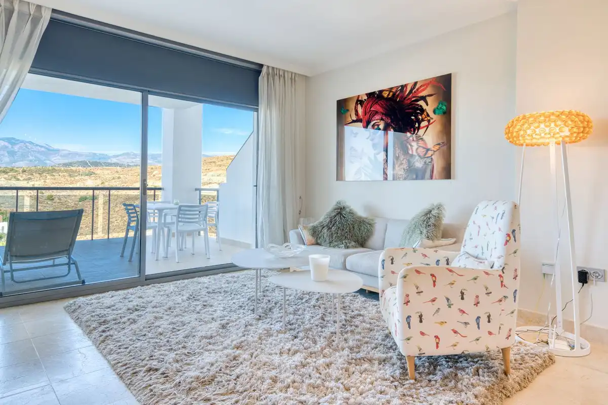 Living room of Apartments for sale in Benahavís  with Air Conditioner, Terrace and Storage room