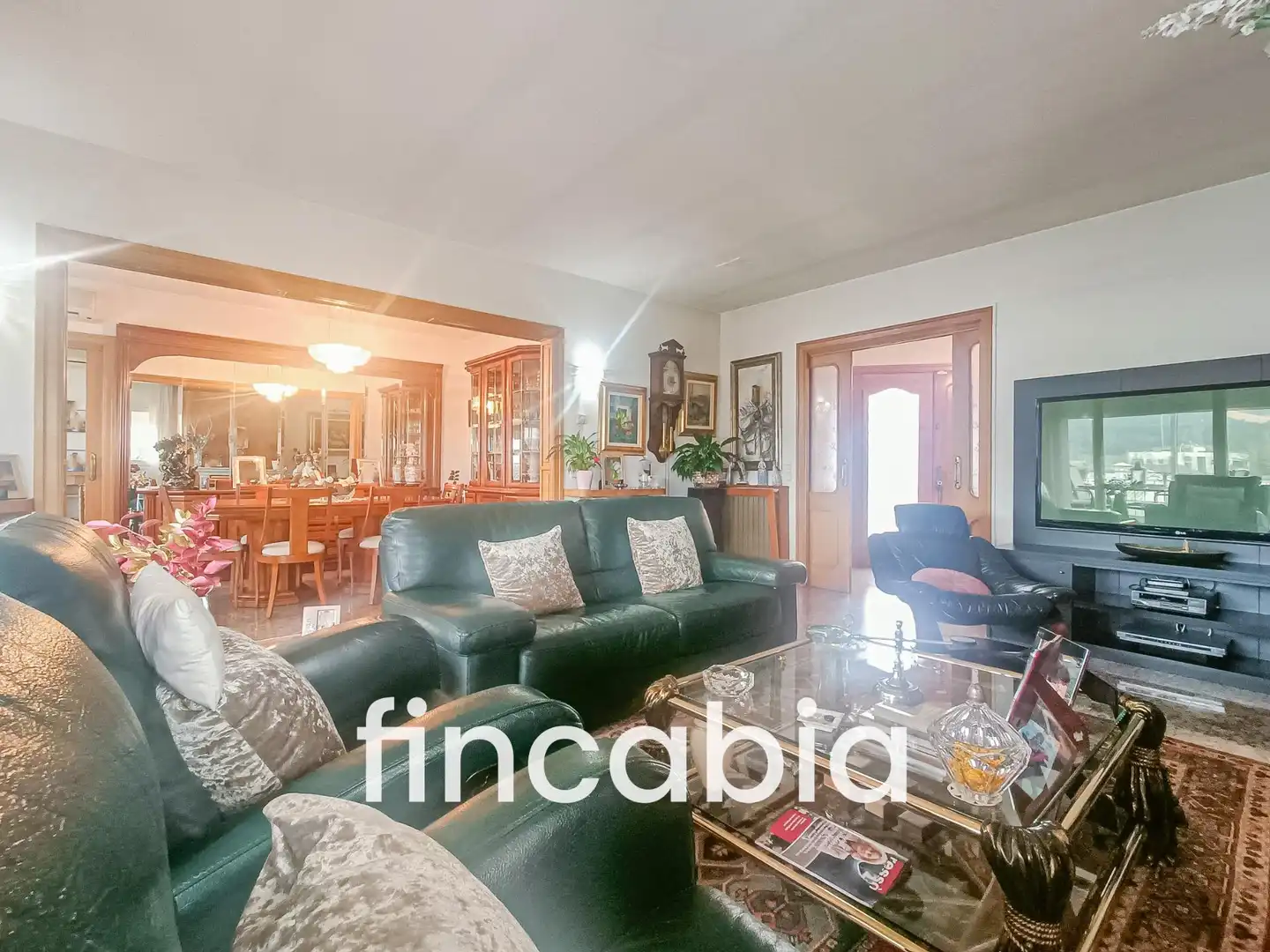 Sala d'estar de Casa o xalet en venda en Santa Coloma de Farners amb Aire condicionat, Calefacció i Jardí privat