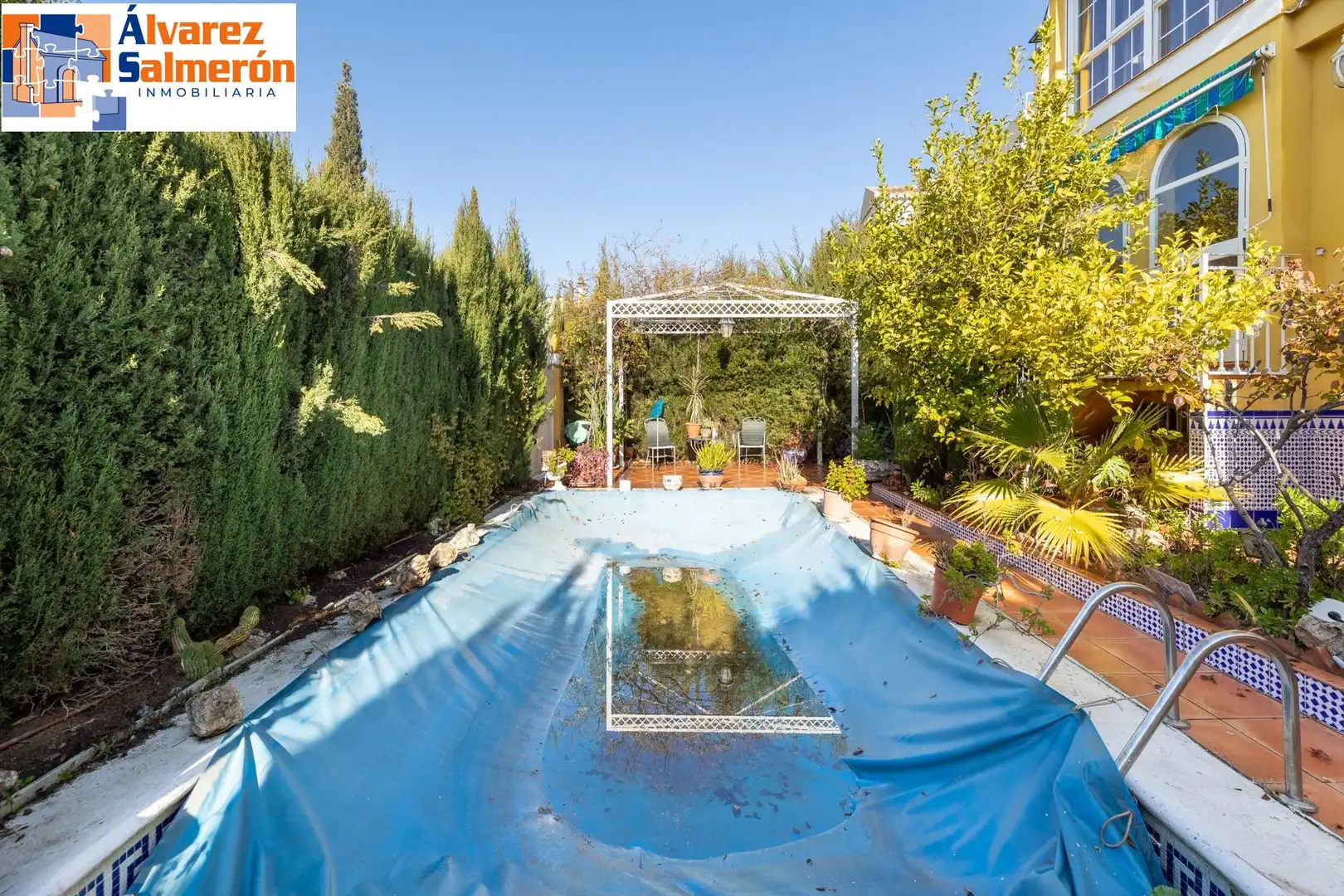 Piscina de Casa o xalet en venda en Albolote amb Calefacció, Jardí privat i Terrassa