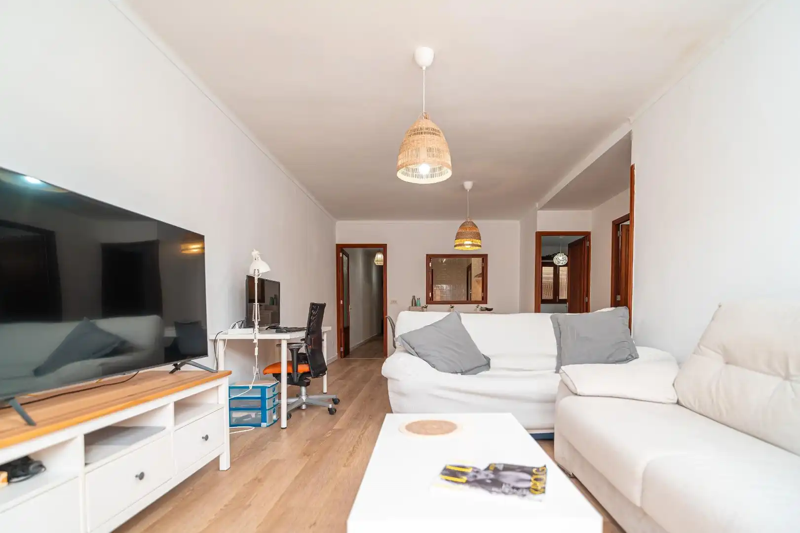 Sala d'estar de Apartament en venda en Manacor amb Aire condicionat, Moblat i Balcó