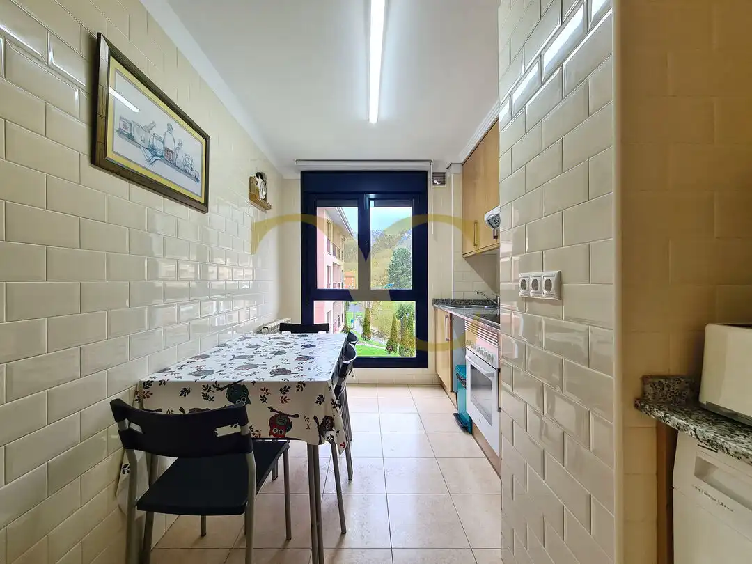 Cocina de Apartamento en venta en Ribadesella con Calefacción, Trastero y Amueblado