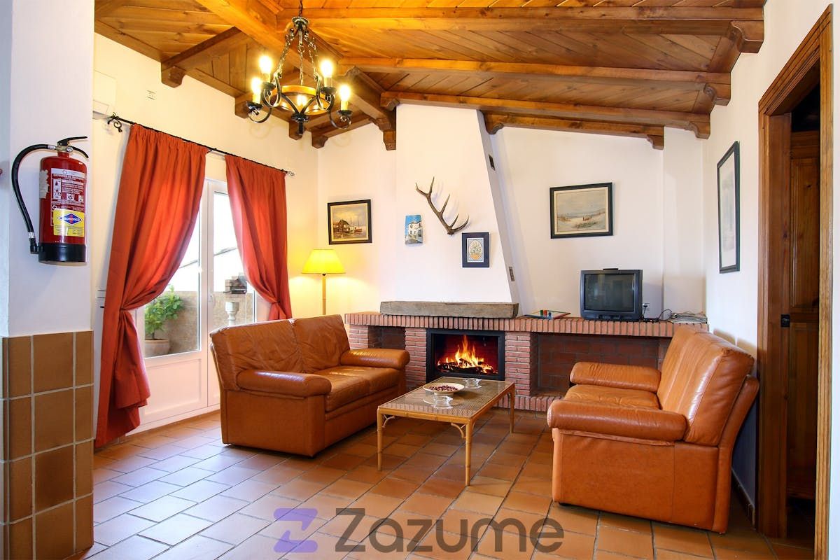 Wohnzimmer von Wohnung miete in Cortes de la Frontera mit Klimaanlage, Heizung und Terrasse