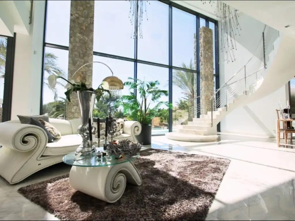Living room of Houses for rent in Calvià  with Air Conditioner, Private garden and Swimming Pool