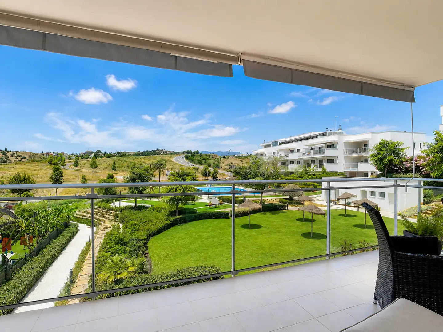 Terrassa de Pis en venda en Mijas amb Aire condicionat, Jardí privat i Forn