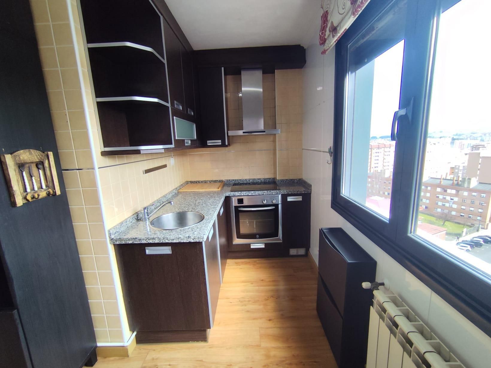 Kitchen of Flat for sale in Avilés  with Heating, Terrace and Storage room