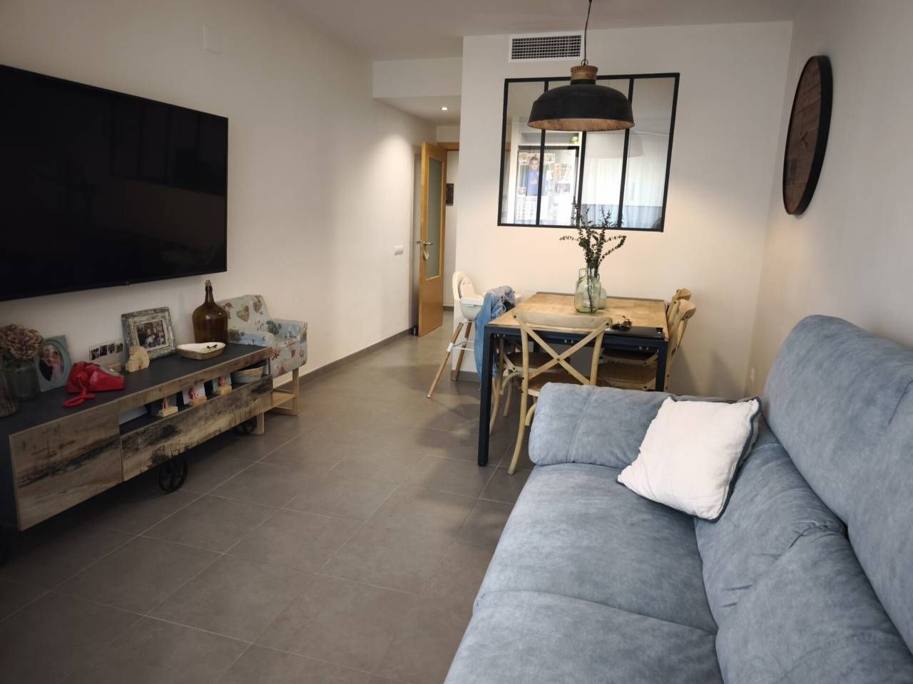 Living room of Flat for sale in Sant Carles de la Ràpita  with Air Conditioner, Heating and Furnished
