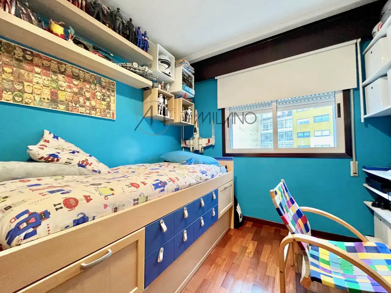 Bedroom of Flat for sale in Vigo   with Heating and Parquet flooring