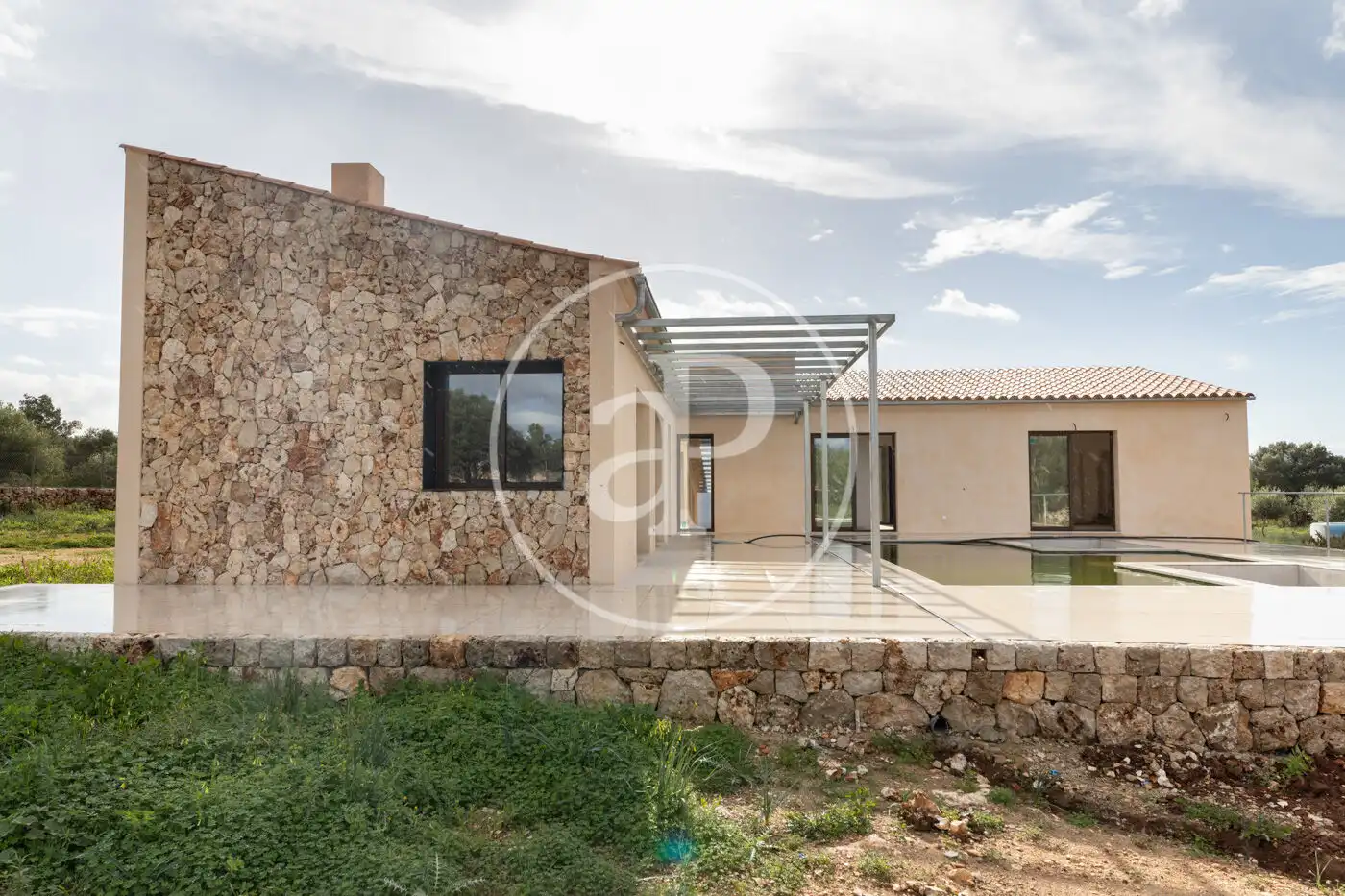 Vista exterior de Casa o xalet en venda en Marratxí amb Aire condicionat, Calefacció i Jardí privat