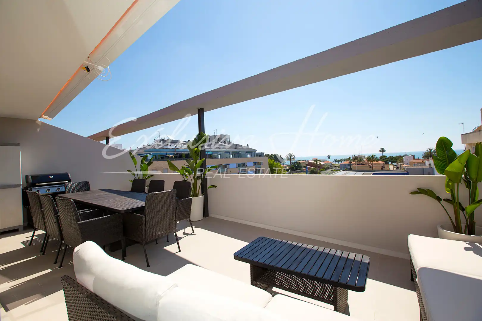 Terraza de Ático en venta en Peñíscola / Peníscola con Aire acondicionado, Calefacción y Parquet
