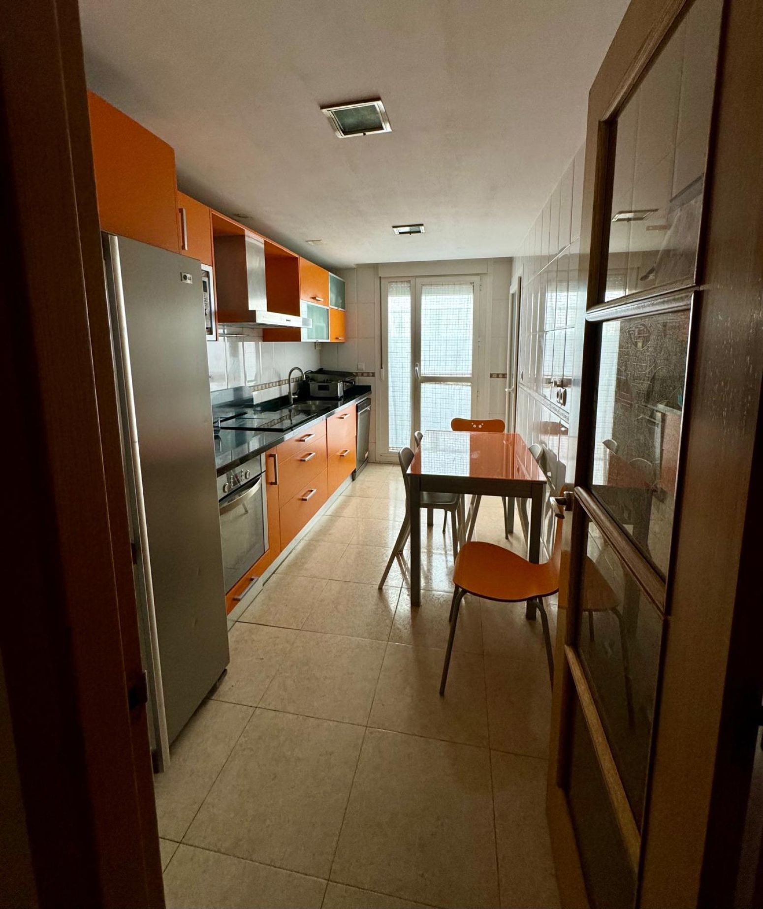 Kitchen of Flat for sale in Villalobón  with Heating, Private garden and Parquet flooring