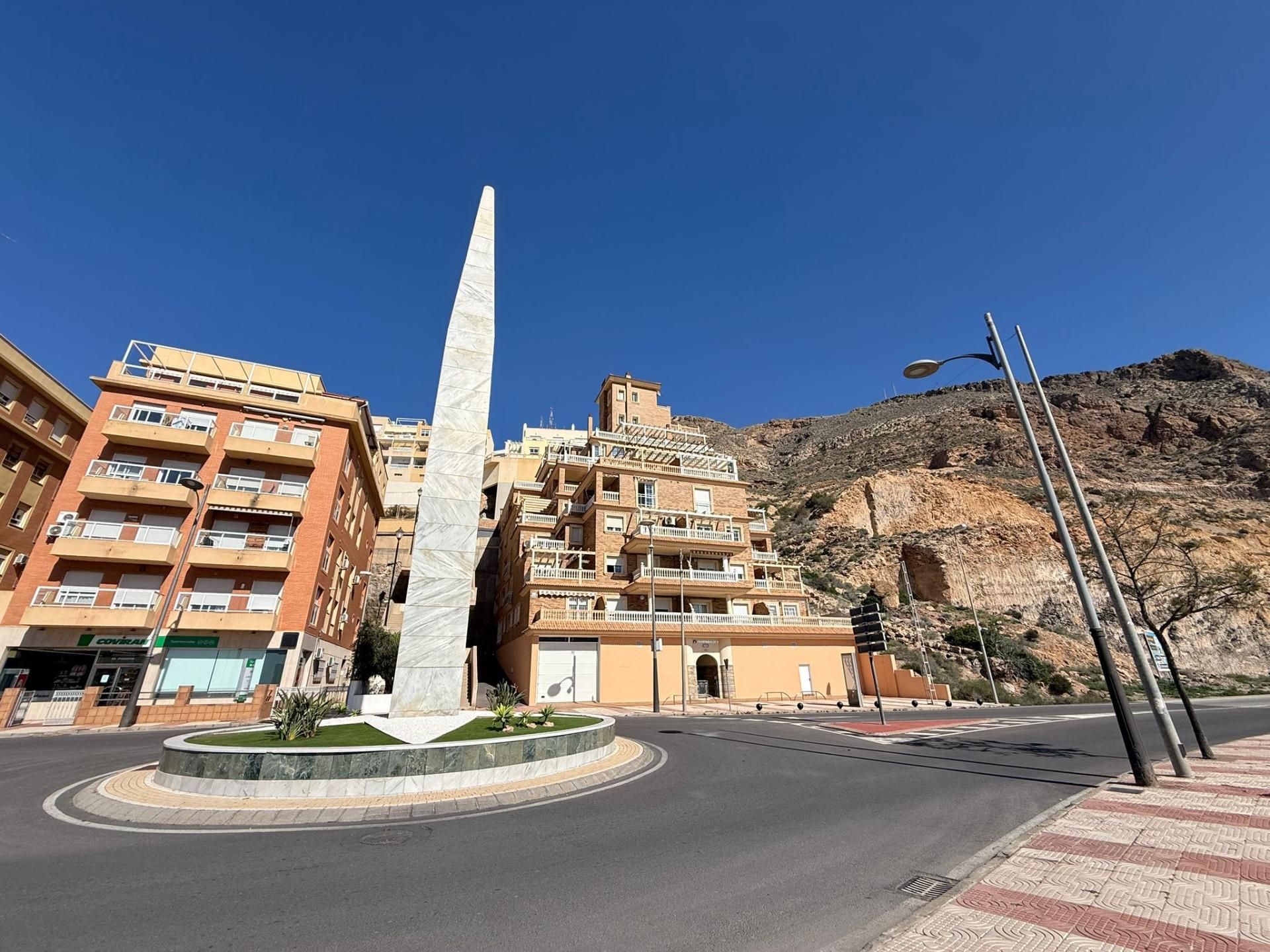 Exterior view of Flat for sale in Roquetas de Mar  with Air Conditioner, Terrace and Community pool