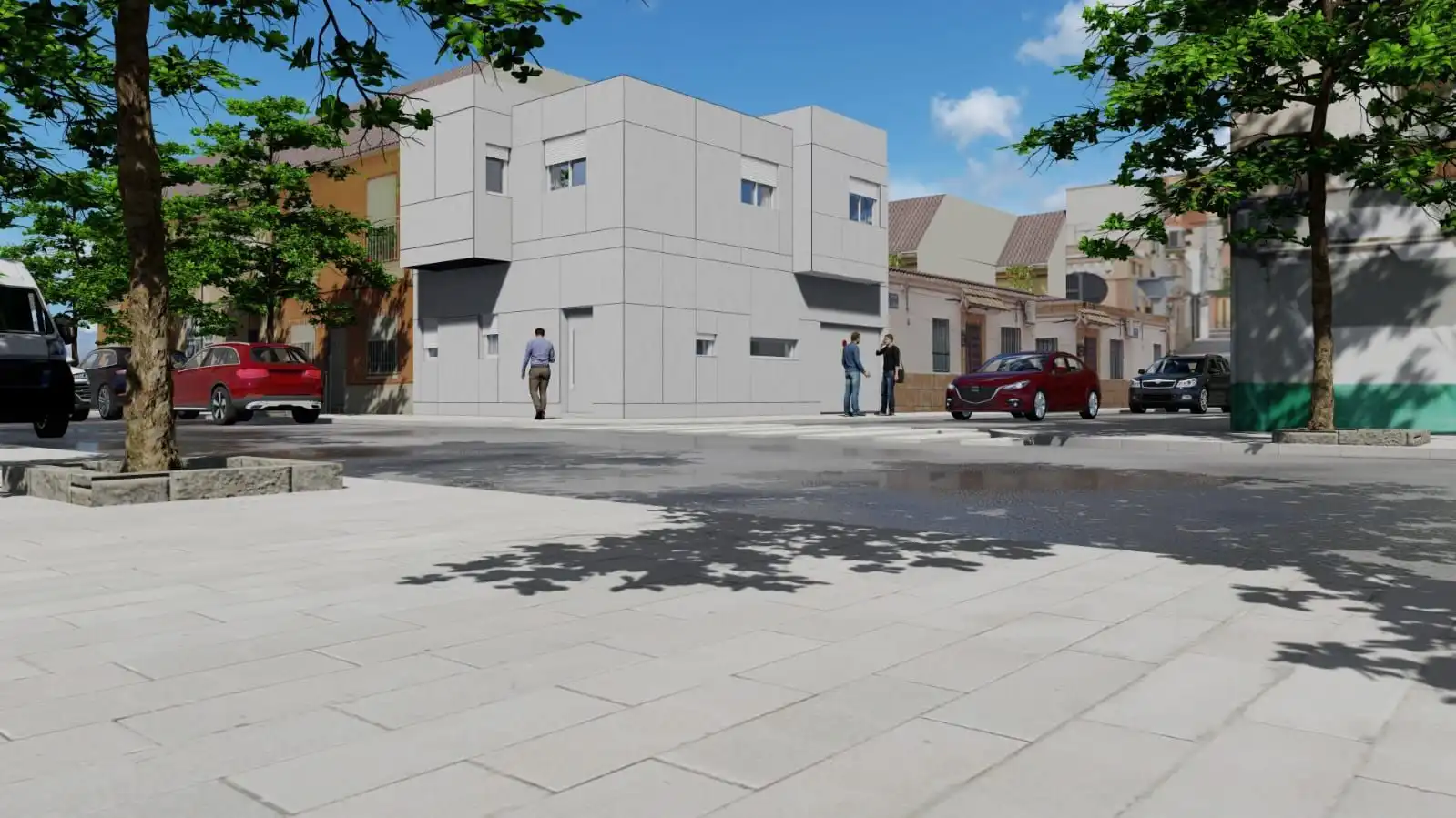 Vista exterior de Casa o xalet en venda en Ciudad Real amb Calefacció i Jardí privat