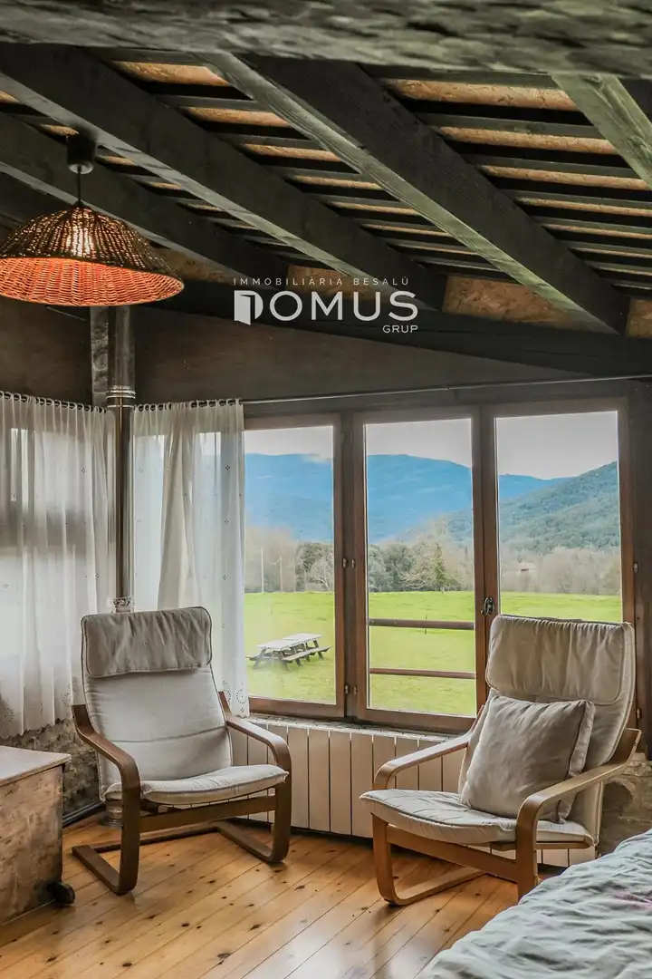 Finca rústica en venta en Santa Pau con Calefacción, Parquet y Piscina