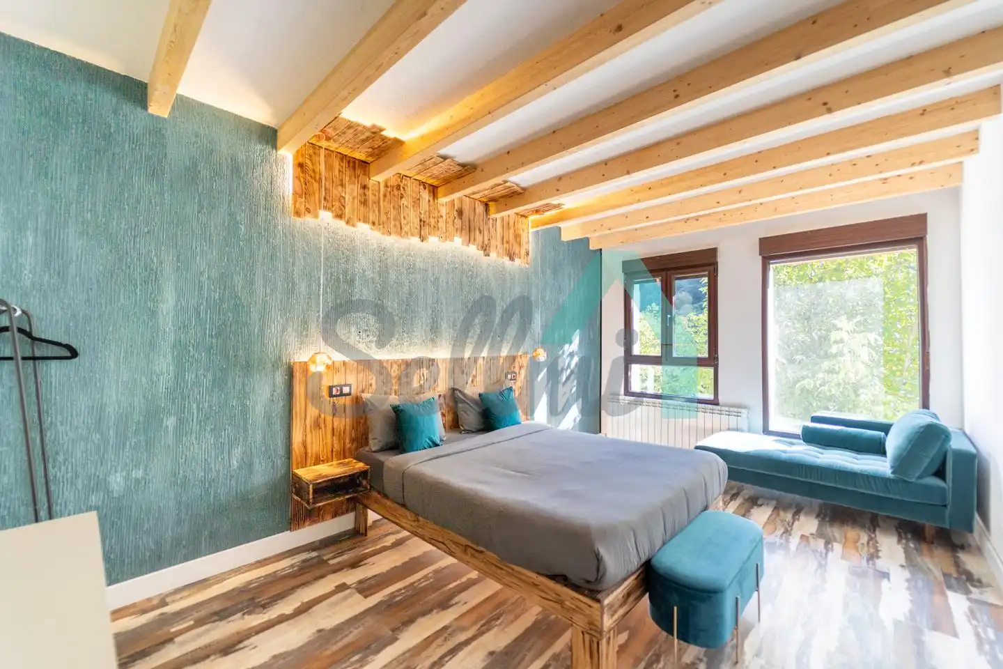 Habitación de Casa o chalet de alquiler en Mieres (Asturias) con Calefacción, Terraza y Amueblado