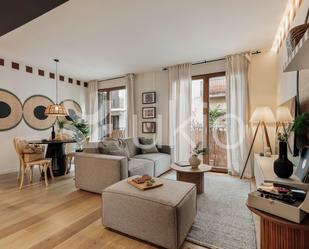 Sala d'estar de Apartament de lloguer en  Barcelona Capital amb Aire condicionat, Calefacció i Moblat