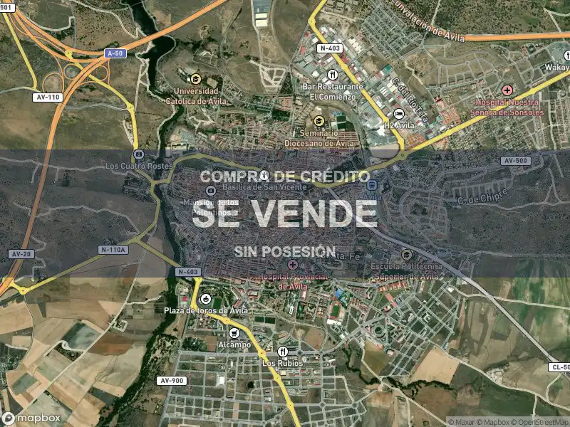 Vista exterior de Piso en venta en Ávila