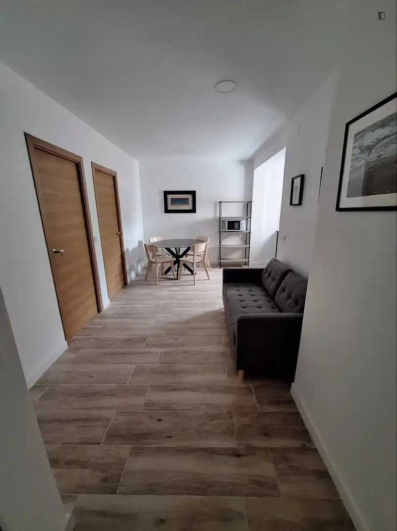 Sala de estar de Apartamento de alquiler en Valencia con Aire acondicionado, Calefacción y Amueblado