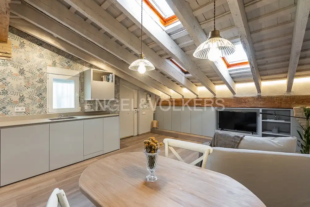 Living room of Flat for rent in Valencia  with Air Conditioner, Heating and Parquet flooring