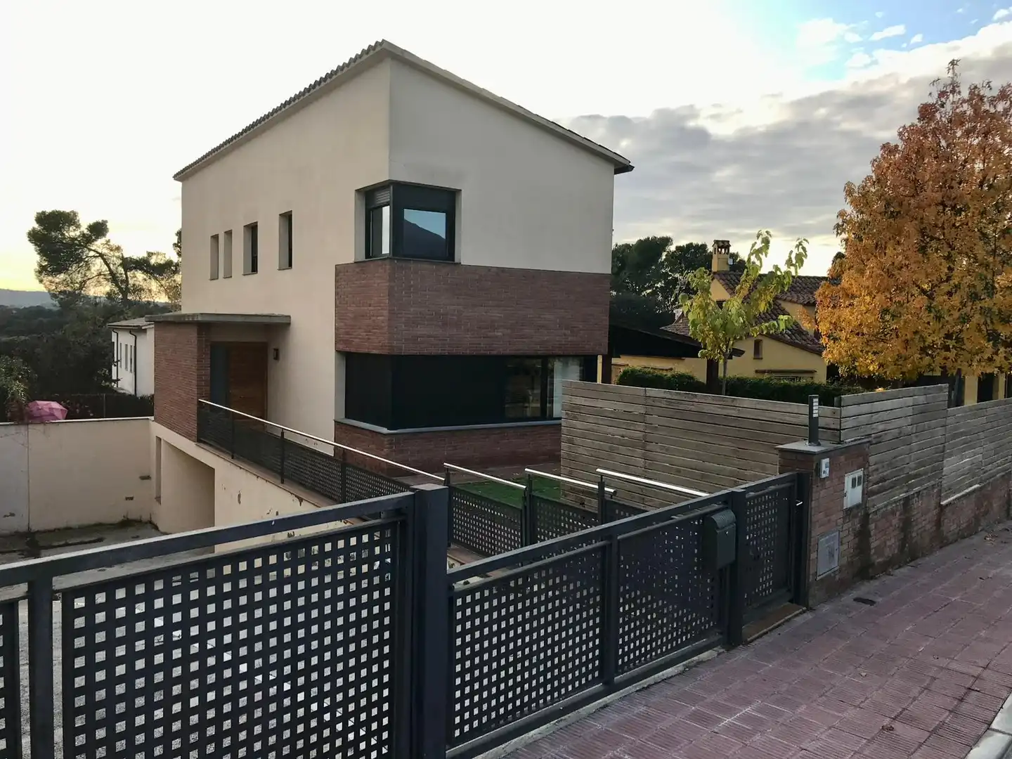 Vista exterior de Casa o chalet en venta en Santa Maria de Palautordera con Calefacción, Jardín privado y Terraza