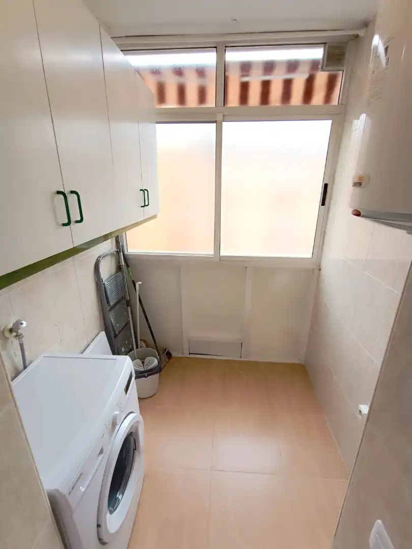 Schlafzimmer von Wohnung zur Miete in Badajoz mit Klimaanlage, Möbliert und Ofen