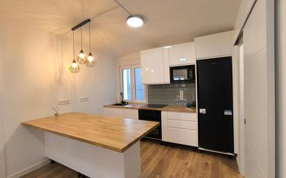 Kitchen of Flat for sale in A Coruña Capital   with Furnished, Oven and Washing machine