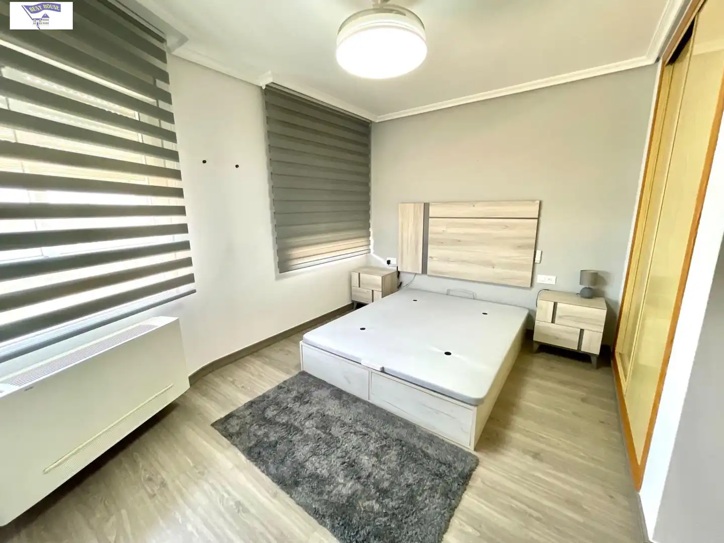 Bedroom of Apartments for rent in Albacete  with Air Conditioner, Heating and Storage room