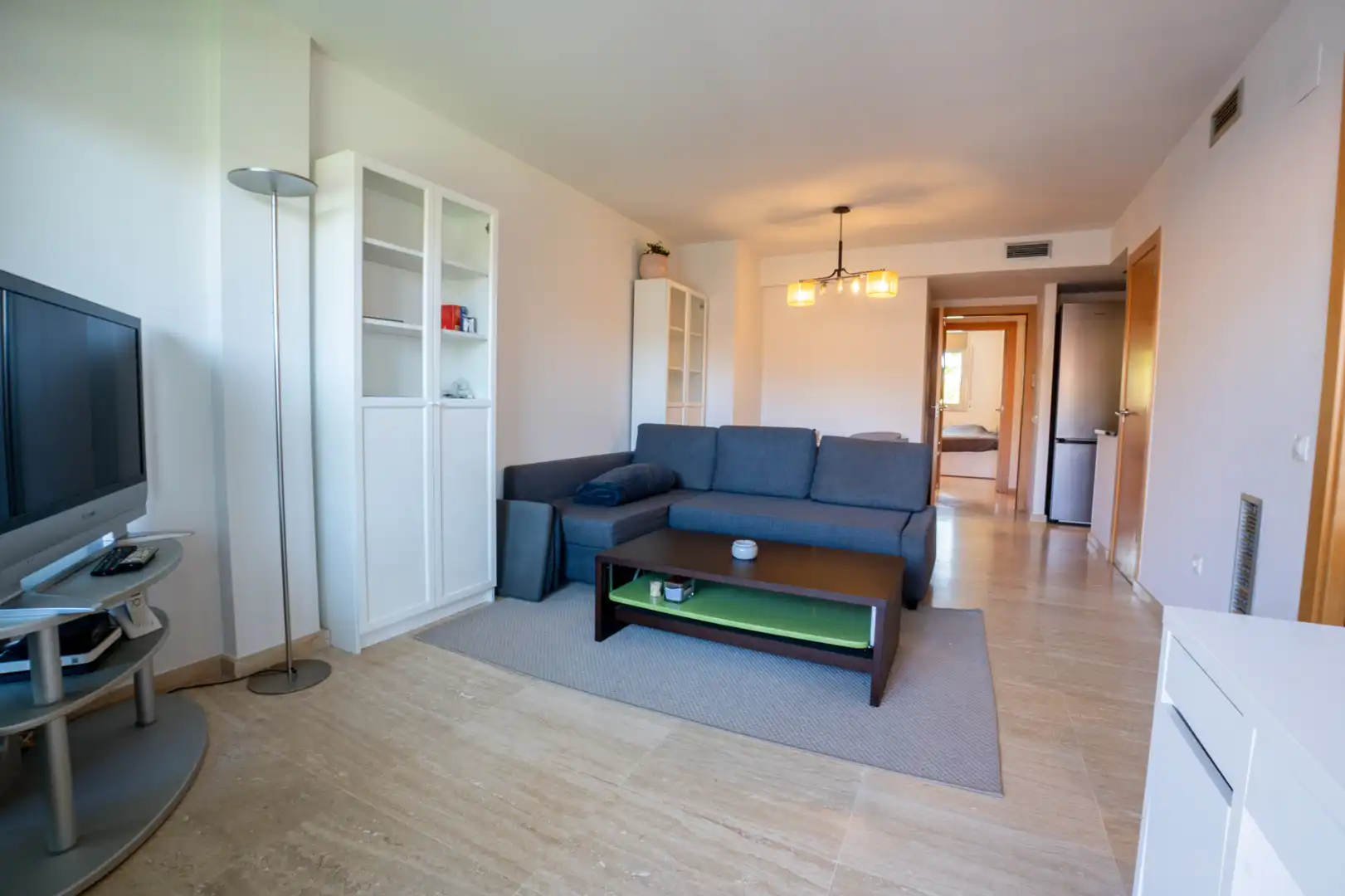 Sala de estar de Apartamento en venta en Castell d'Aro, Platja d'Aro i s'Agaró con Aire acondicionado, Calefacción y Terraza