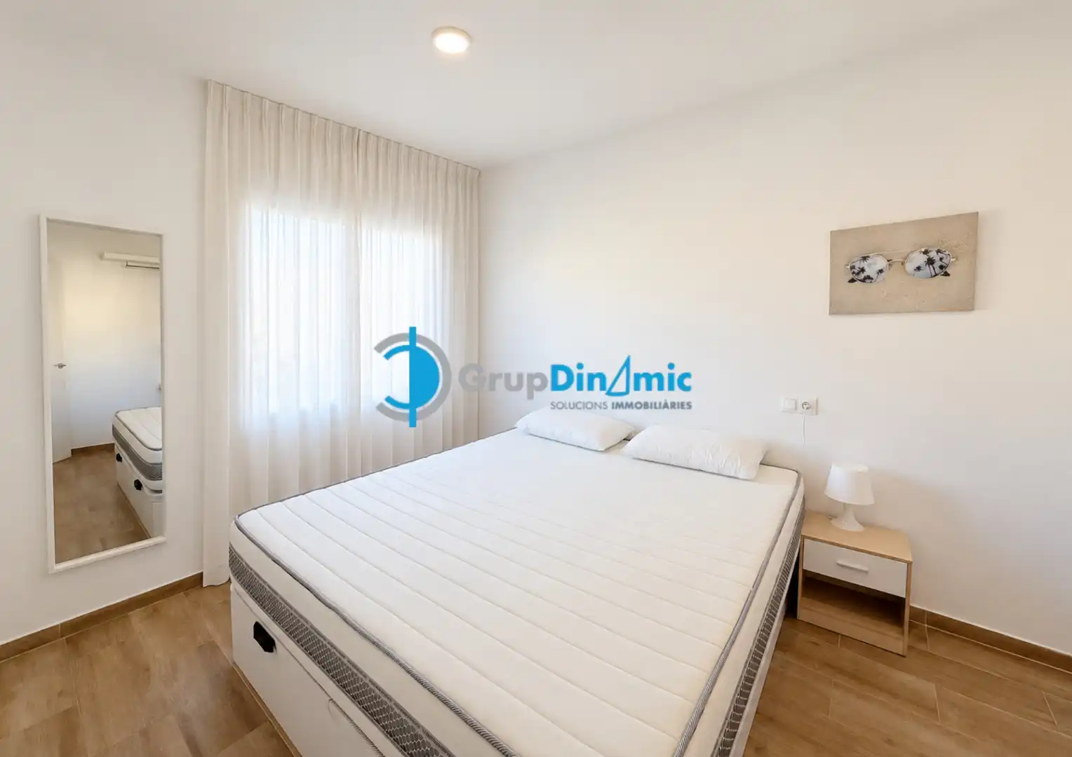 Bedroom of Flat for sale in Palamós  with Air Conditioner, Parquet flooring and Furnished