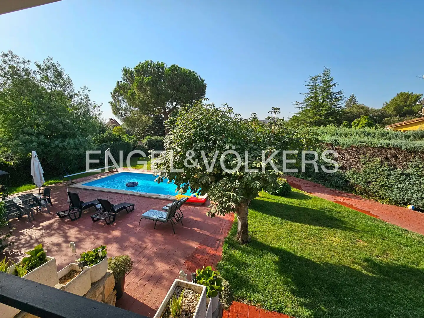 Piscina de Casa o xalet en venda en Alpedrete amb Calefacció, Jardí privat i Terrassa