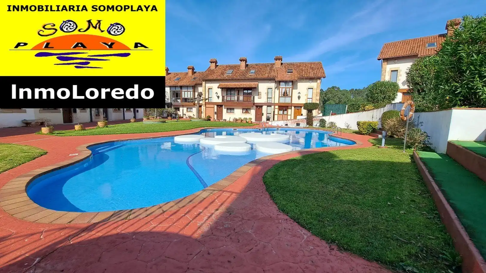 Schwimmbecken von Haus oder Chalet zum Verkauf in Ribamontán al Mar mit Heizung, Terrasse und Gemeinschaftspool