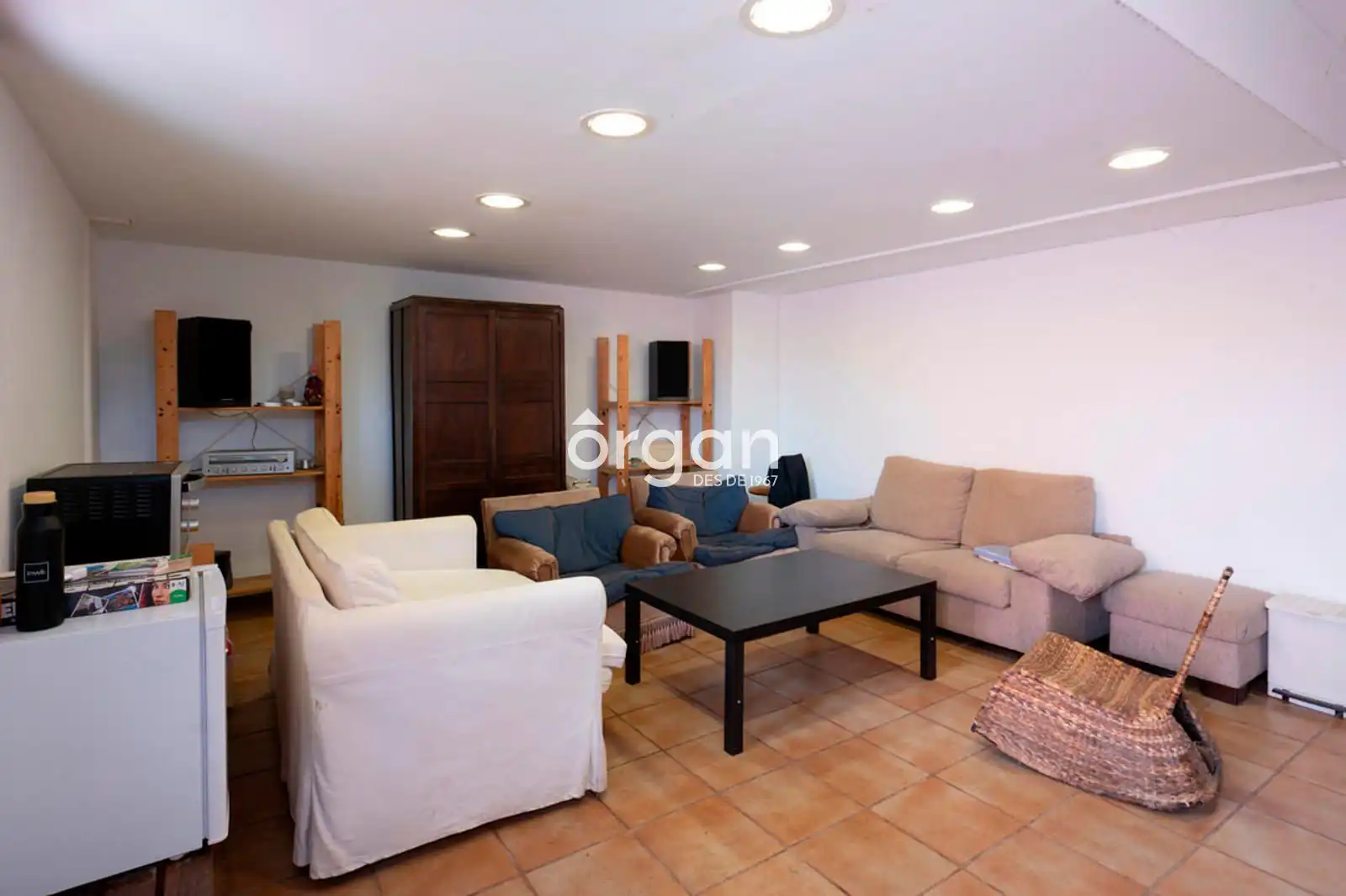 Wohnzimmer von Haus oder Chalet zum Verkauf in Cerdanyola del Vallès mit Klimaanlage, Heizung und Abstellraum