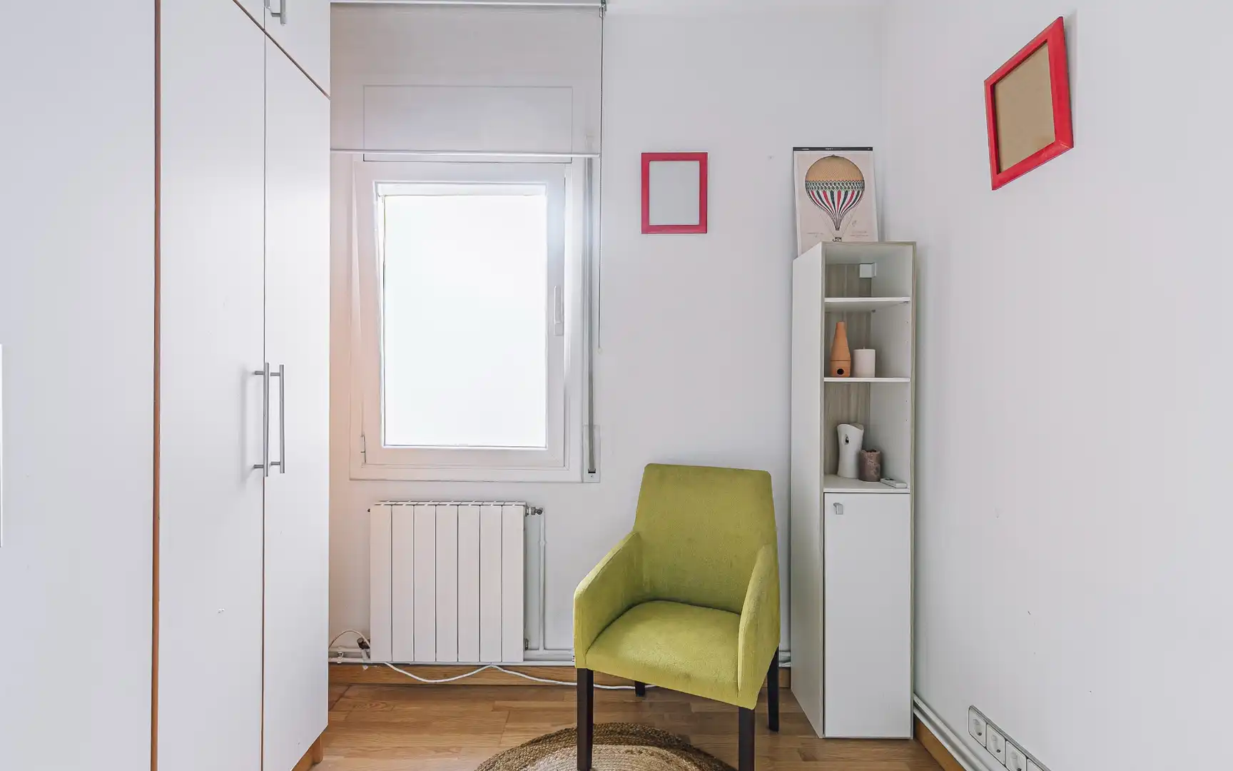 Schlafzimmer von Dachboden zum Verkauf in Barcelona mit Klimaanlage, Terrasse und Möbliert