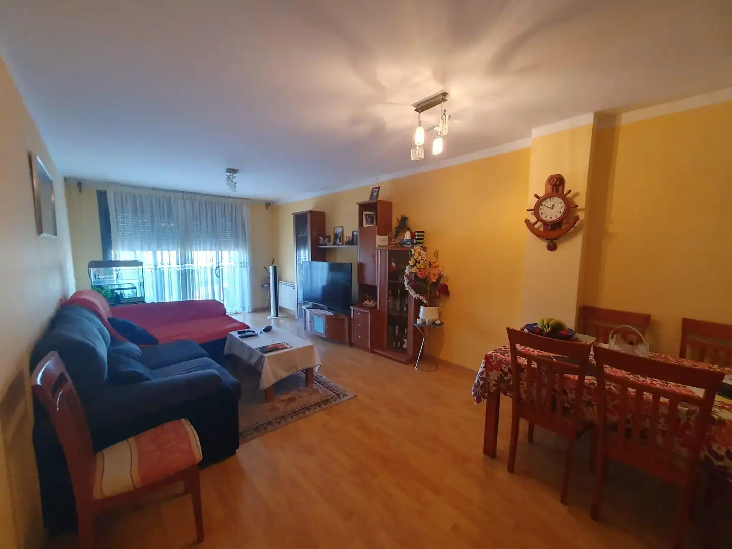 Sala de estar de Piso en venta en Vilanova de Segrià con Calefacción, Parquet y Trastero