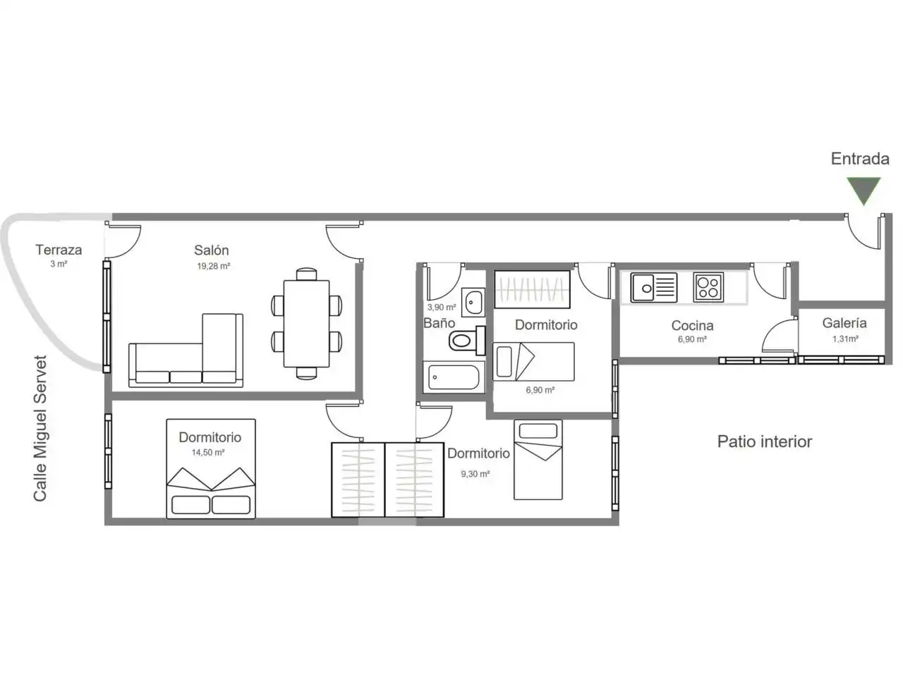 Piso en venta en San José