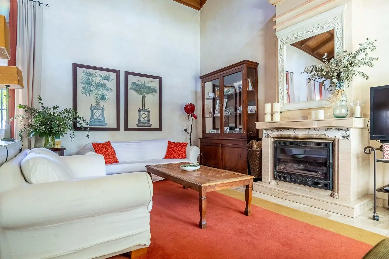 Living room of Houses for sale in Jerez de la Frontera  with Air Conditioner, Private garden and Terrace