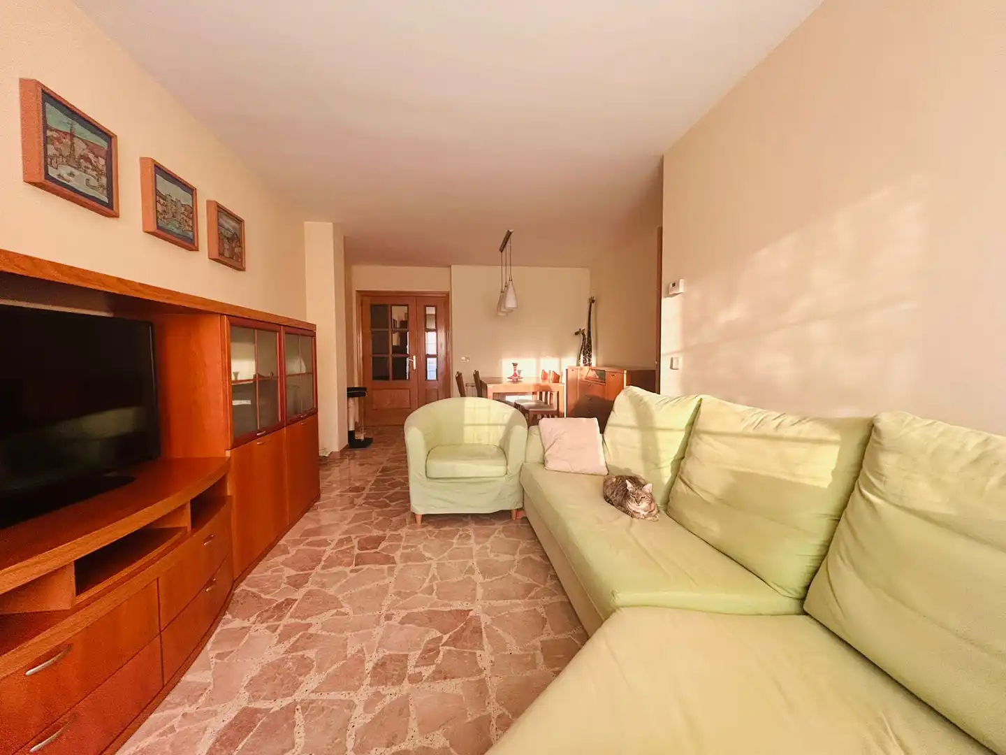 Sala de estar de Piso en venta en Sant Andreu de la Barca con Aire acondicionado, Calefacción y Terraza