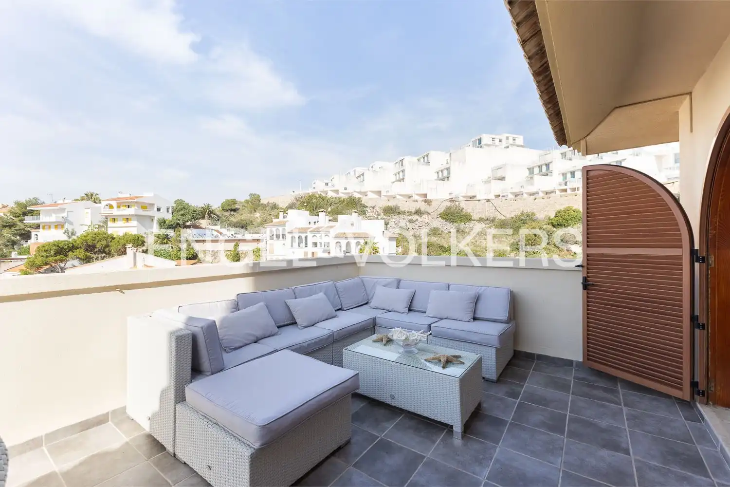 Terraza de Ático de alquiler en Cullera con Aire acondicionado, Calefacción y Parquet