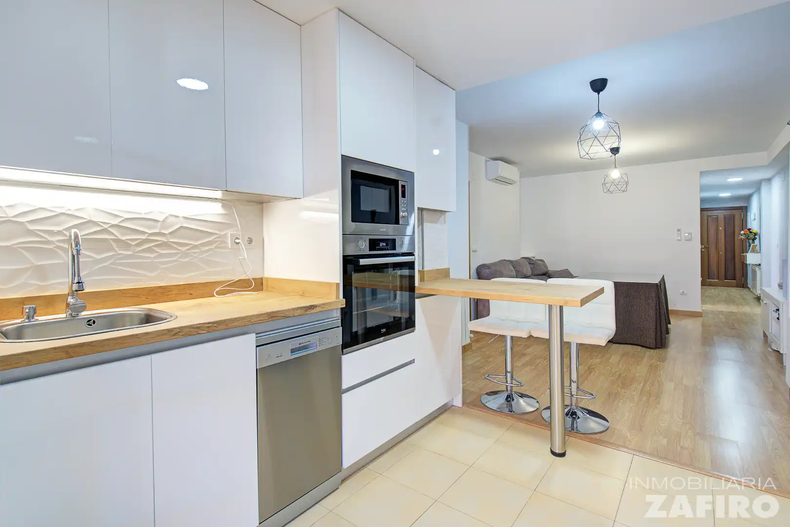 Kitchen of Flat for sale in Las Gabias  with Air Conditioner, Heating and Terrace