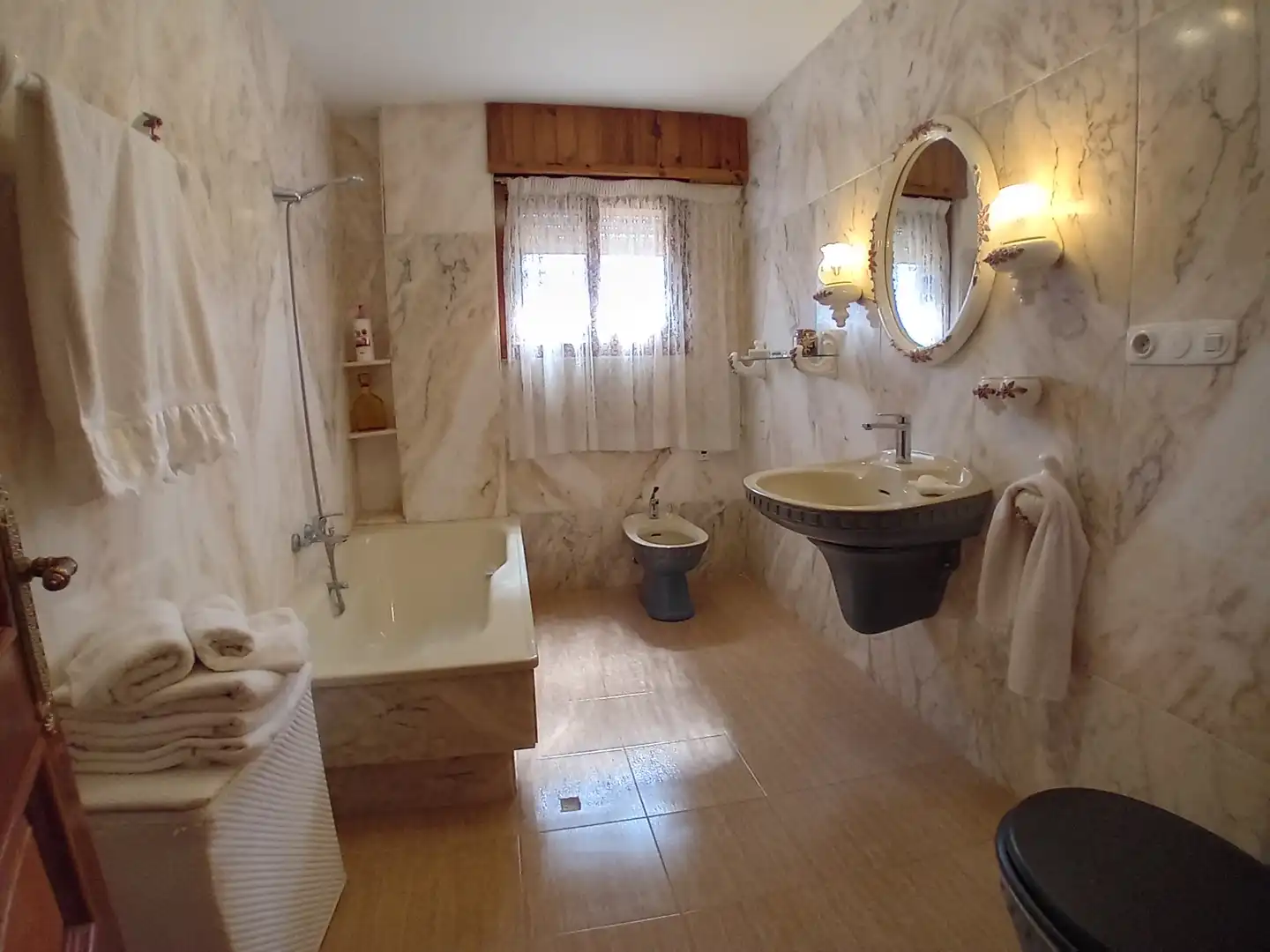 Baño de Casa o chalet en venta en Macastre con Aire acondicionado, Jardín privado y Terraza
