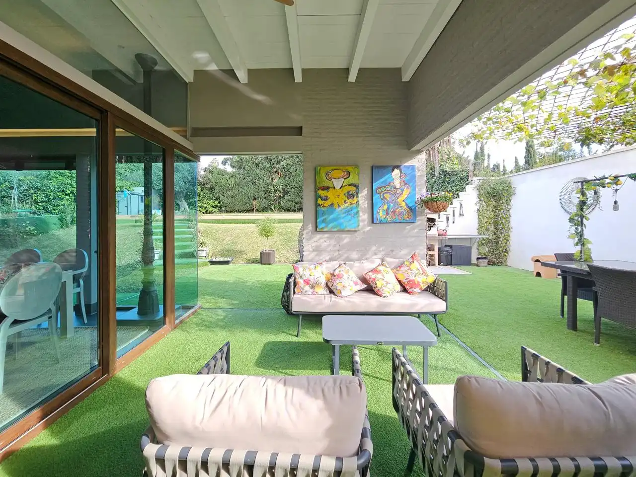 Terraza de Casa o chalet en venta en Montequinto con Aire acondicionado, Jardín privado y Terraza