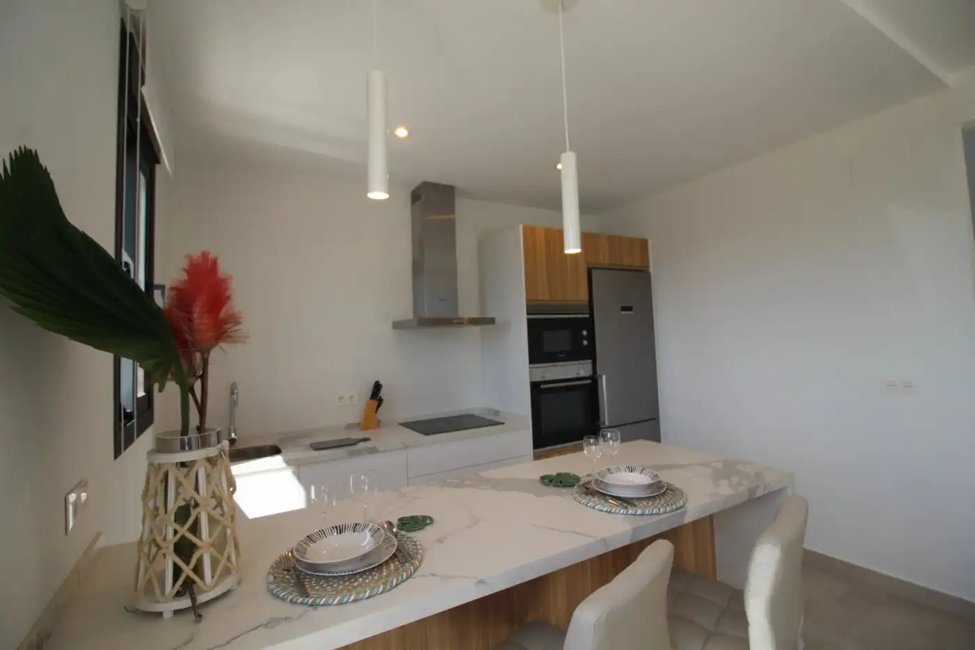 Cocina de Casa o chalet en venta en La Nucia con Aire acondicionado, Calefacción y Jardín privado