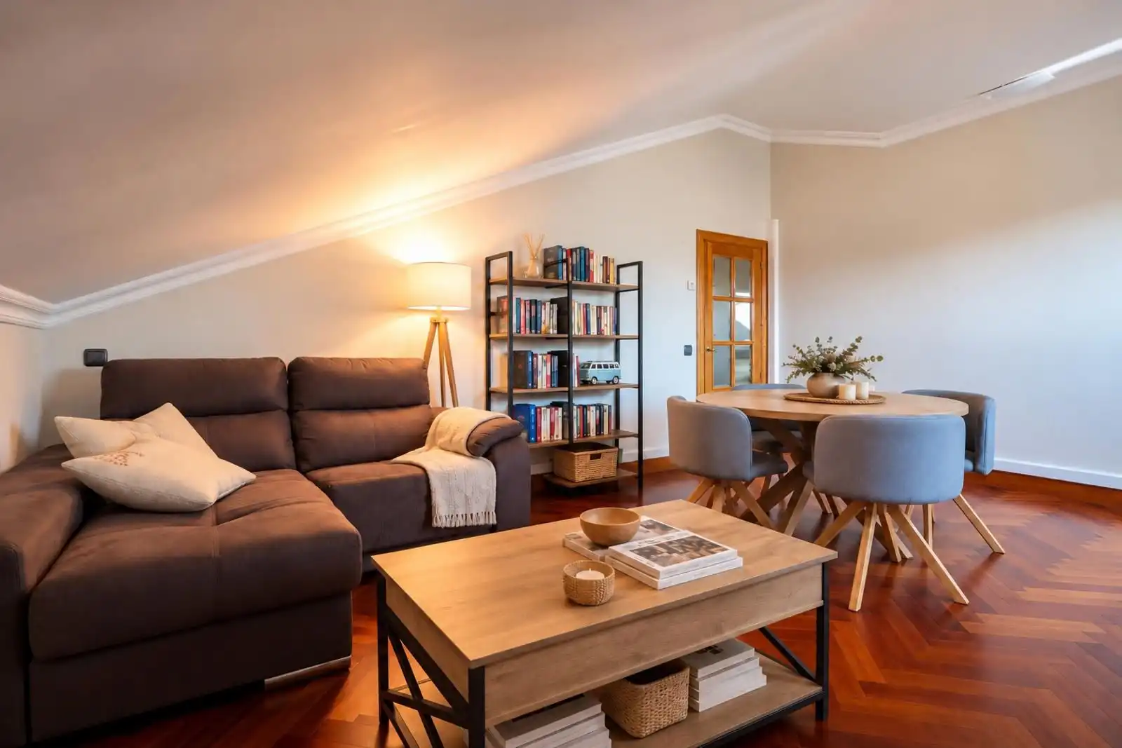 Sala d'estar de Àtic en venda en Centro - Mendibil - Santiago