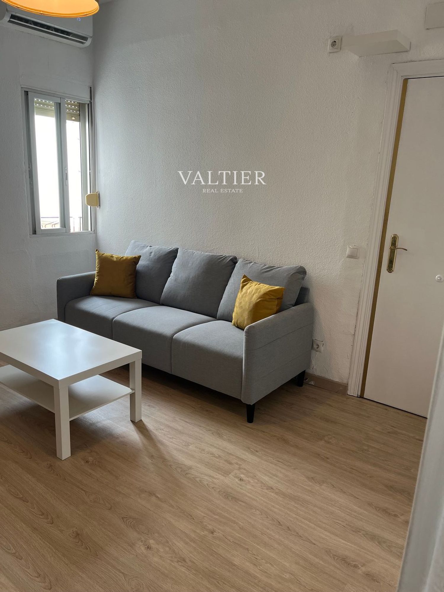 Living room of Flat for rent in  Madrid Capital  with Air Conditioner and Furnished
