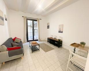 Living room of Flat to rent in  Barcelona Capital  with Washing machine, Balcony and Pets allowed