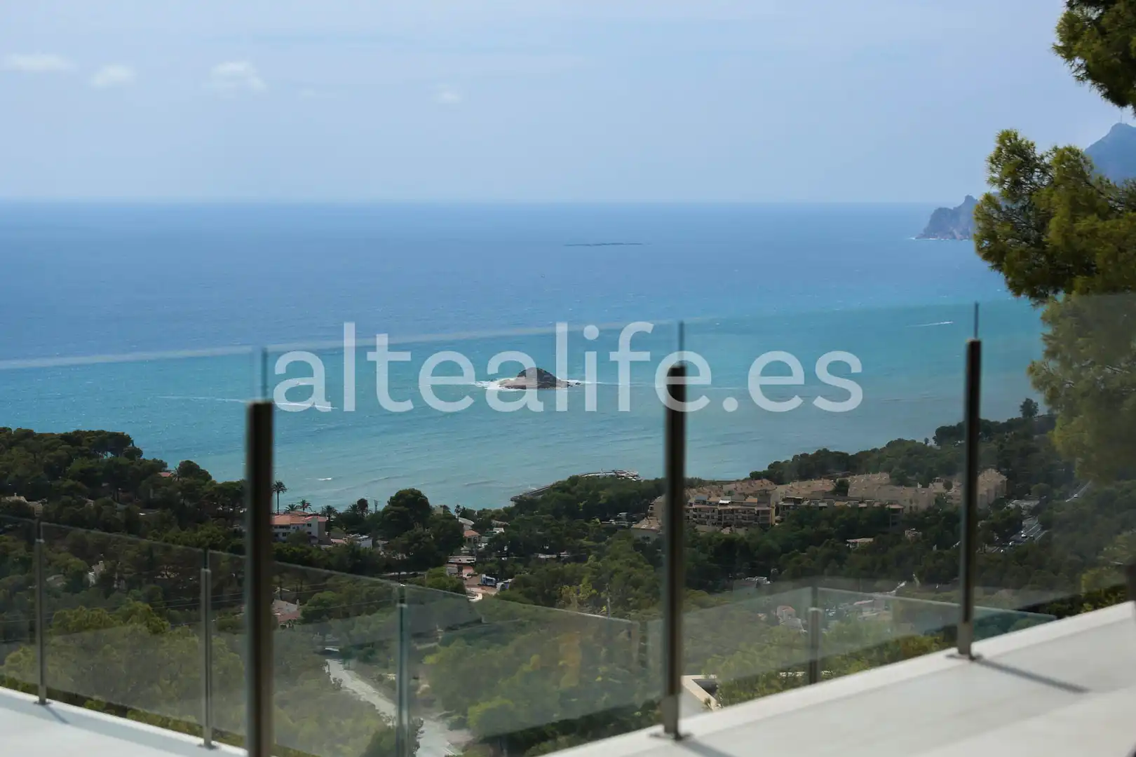 Vista exterior de Casa o chalet en venta en Altea con Aire acondicionado, Jardín privado y Terraza