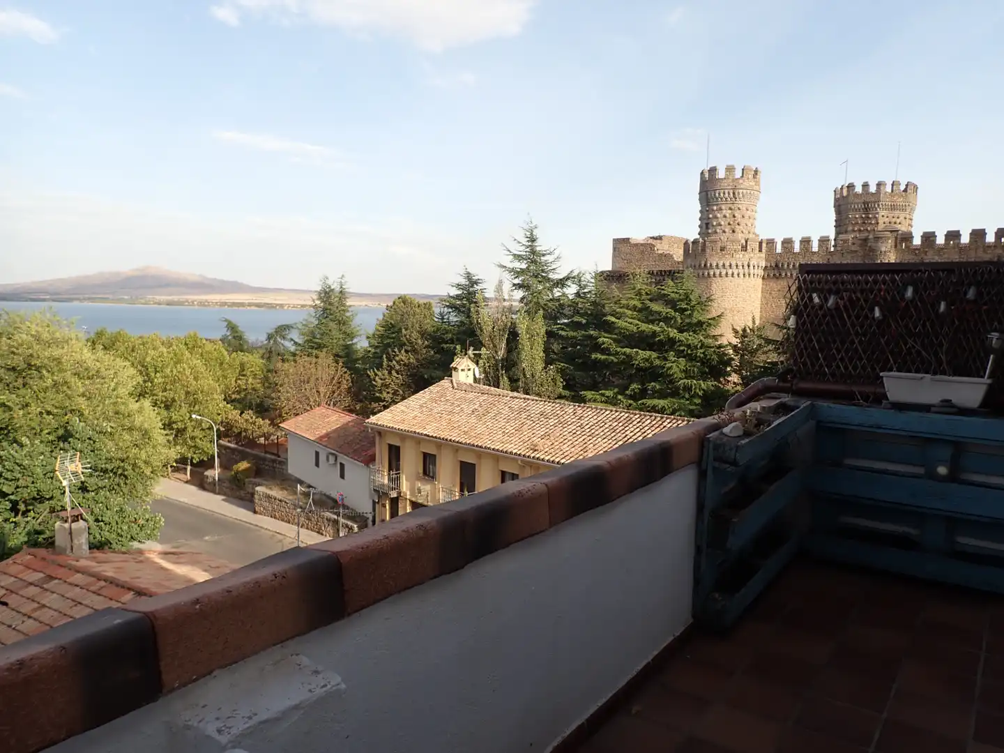 Terraza de Ático en venta en Manzanares El Real con Calefacción, Parquet y Terraza