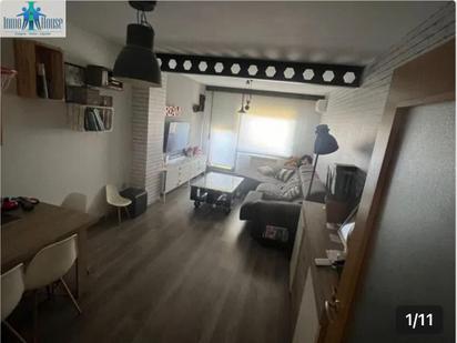 Living room of Flat for sale in  Albacete Capital  with Heating, Private garden and Terrace